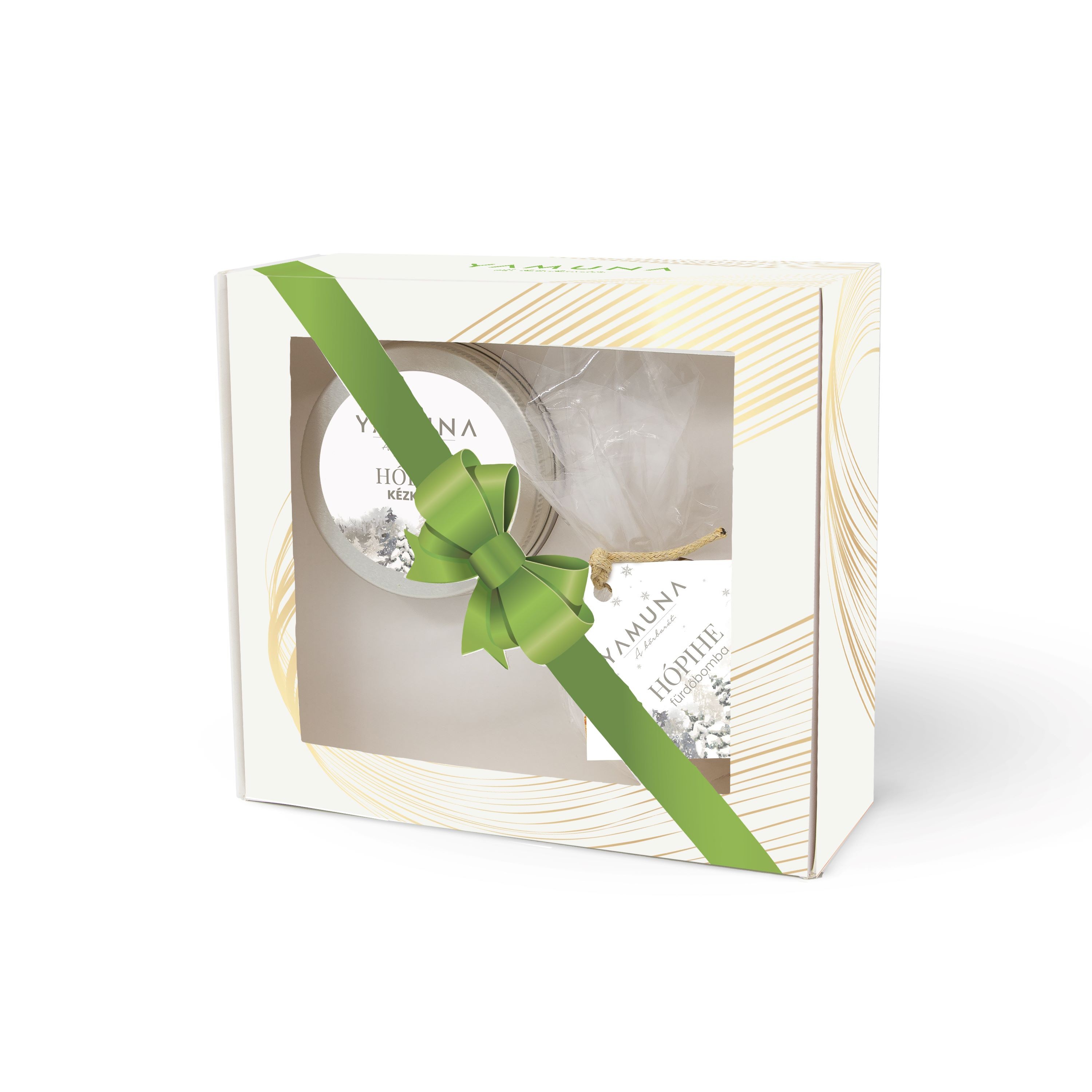 Snehová vločka v darčekovej krabičke